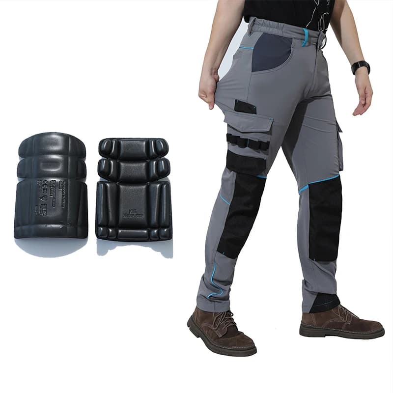 Men's Multifunctional Work Pants with Reflective Tape