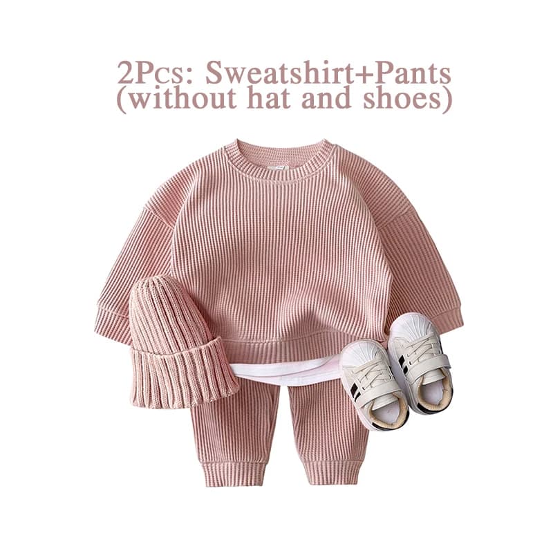 Kids Sports Sweatshirt Loungewear Set