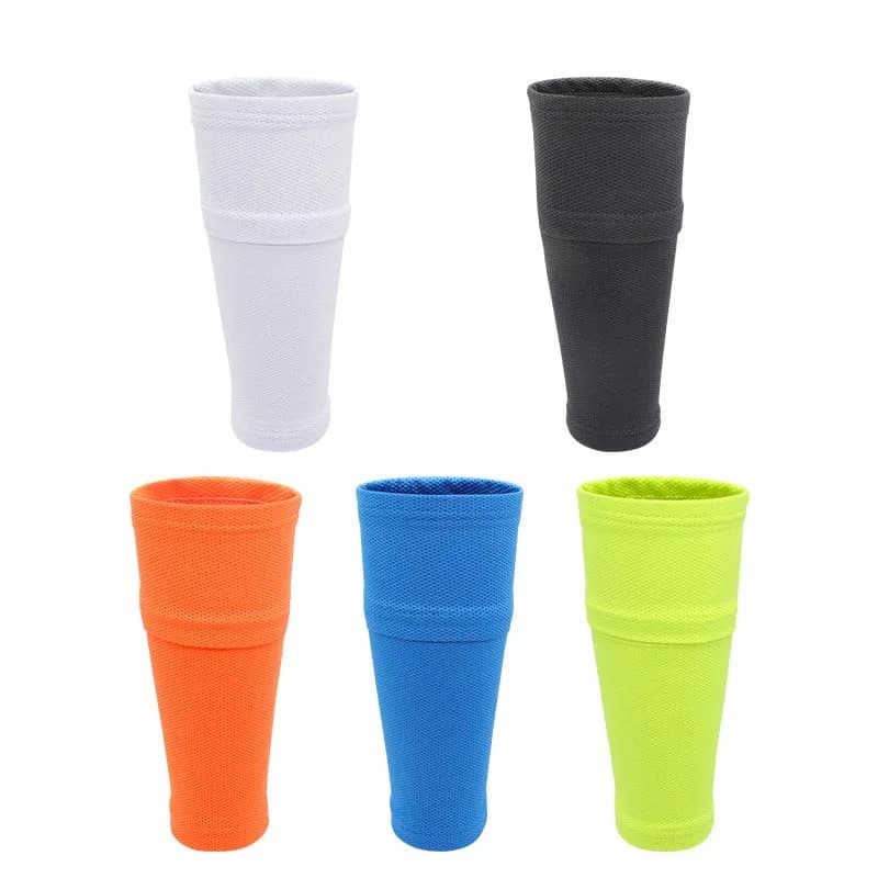 Sports Set Soccer Shin Guard Leg Cover Independent Pocket Anti-Drop Elastic Breathable Unisex Football Protective Gears