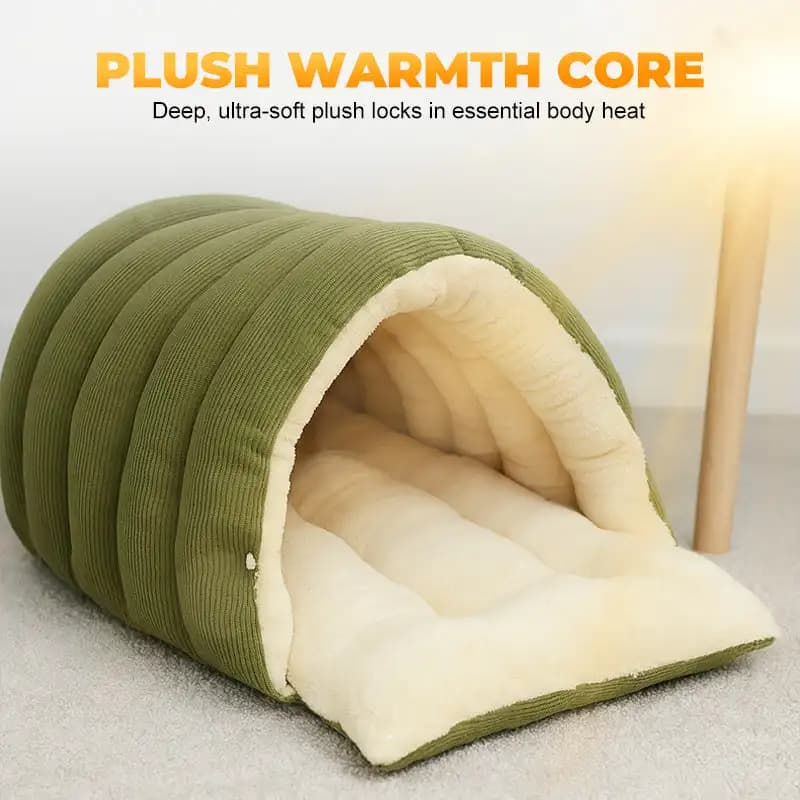 Heated Cat Bed with Removable Cover