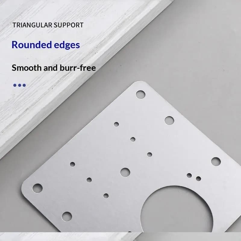 Stainless Steel Hinge Repair Bracket Kit 4-Piece