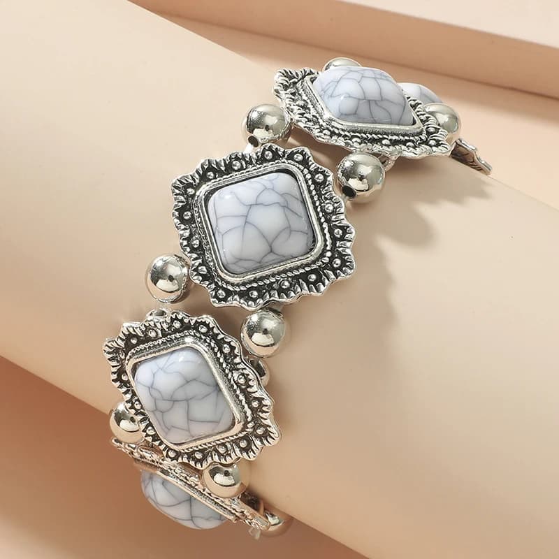 Bohemian Beaded Stretch Bracelet