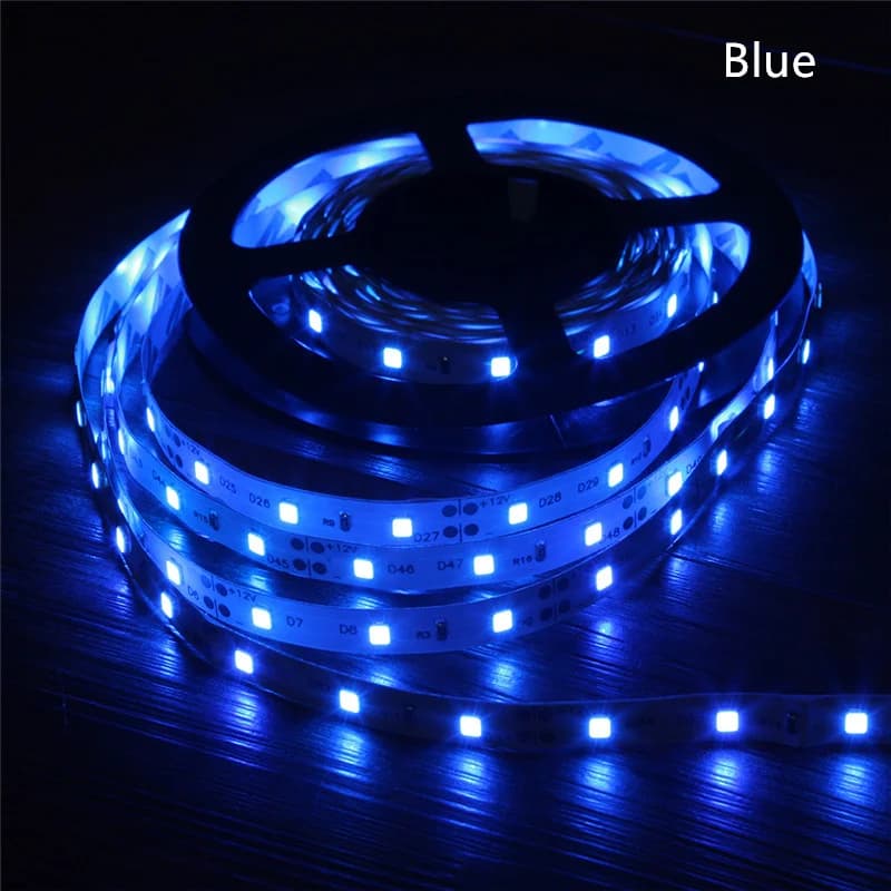 LED Strip Light 12V 5M 300 Leds SMD 2835 Diode Tape RGB & Single Colors High Quality LED Ribbon Flexible  Home Decoration Lights