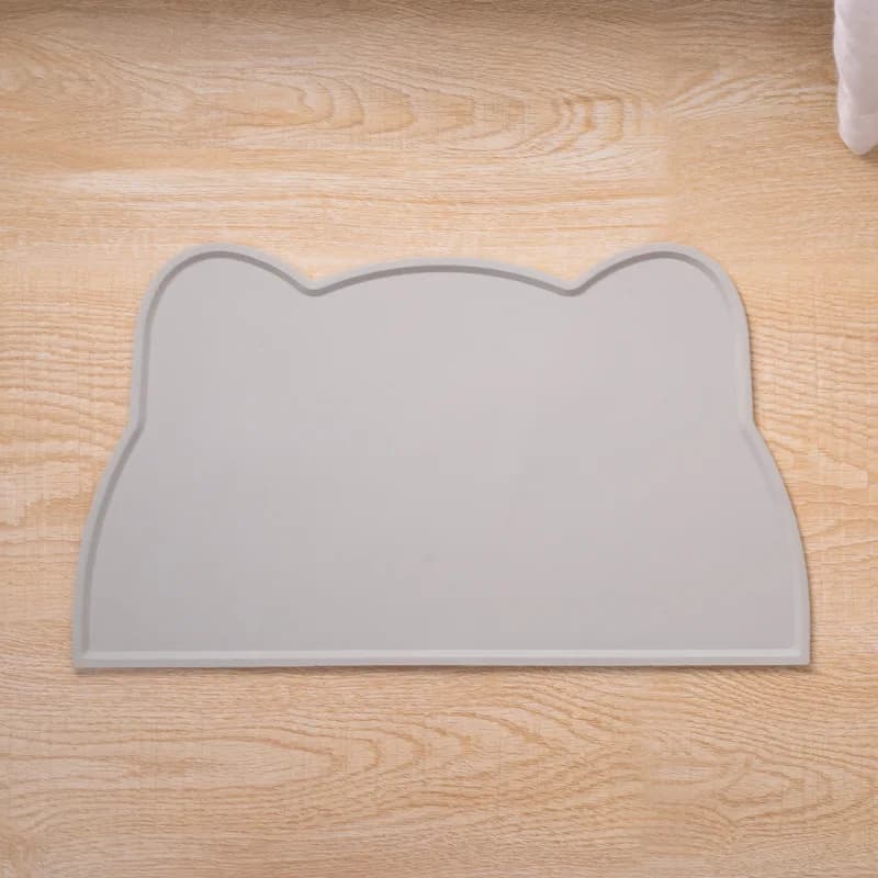 Silicone Pet Feeding Mat with Raised Edge