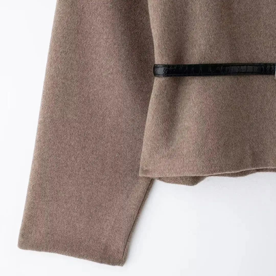 Women's Belted Soft Top Coat