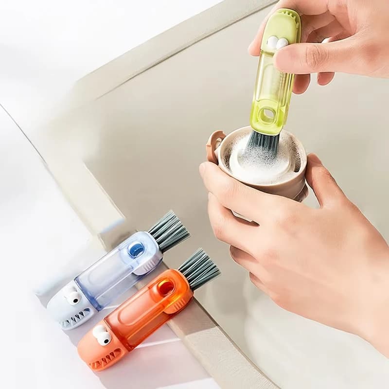 Multifunctional Cleaning Brush Set with Bottle Cleaner