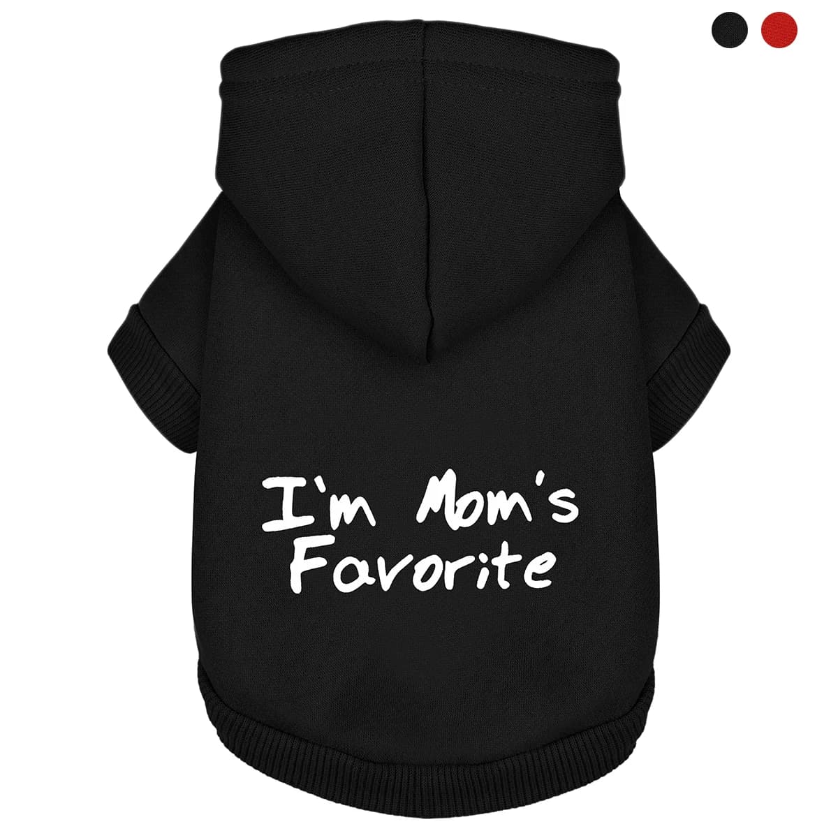 Dog Hoodie with Leash Hole - Mom's Favorite