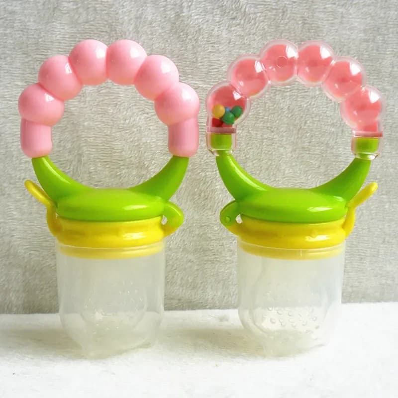 Feeding Safe Baby Supplies Nipple Teat Teethers New Kids Teethers Nipple Fresh Food Nibbler Feeder Ring Baby Dummies Teethers
