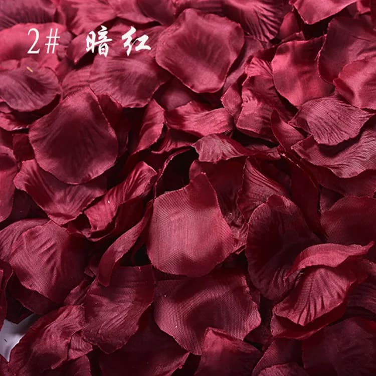 Silk Rose Petals Wedding Ceremony Bulk Pack
