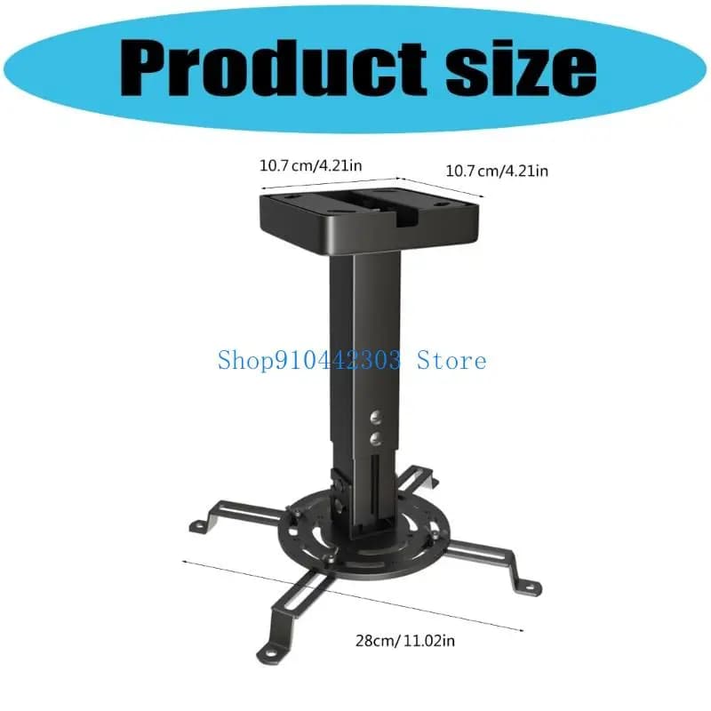 Adjustable Ceiling Projector Mount 25-35cm