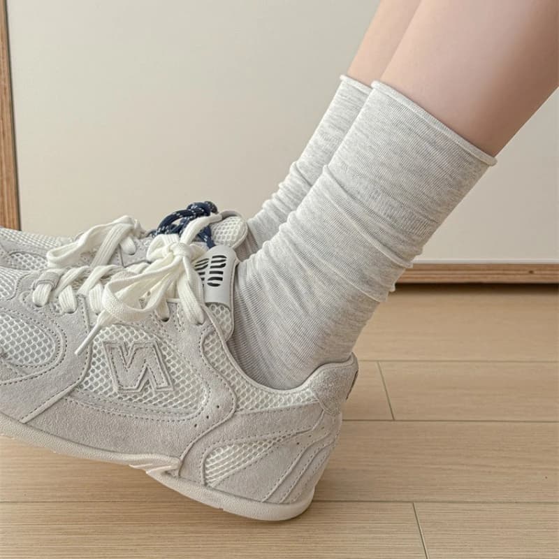 Women's Breathable Cotton Long Socks