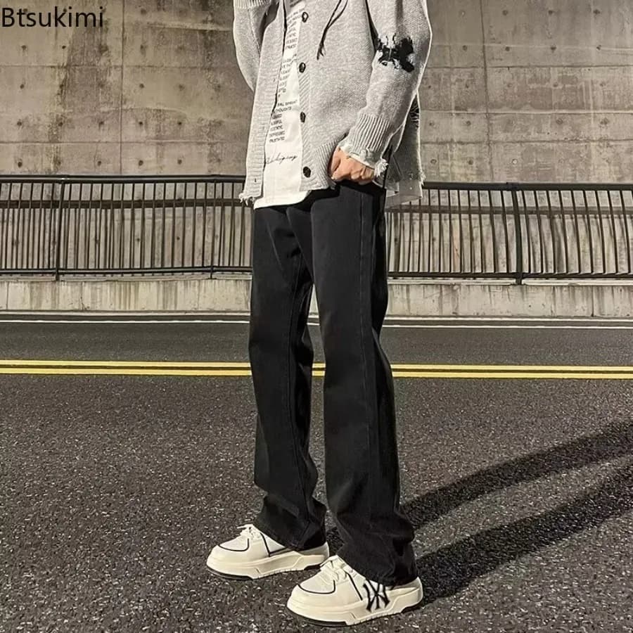 Men's Straight Leg Micro Flared Jeans