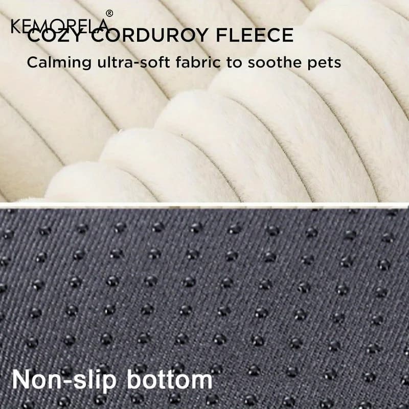 Orthopedic Plush Dog Bed for Medium Large Dogs