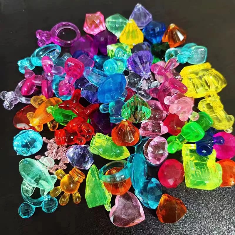 Bulk Acrylic Jewels Party Favors