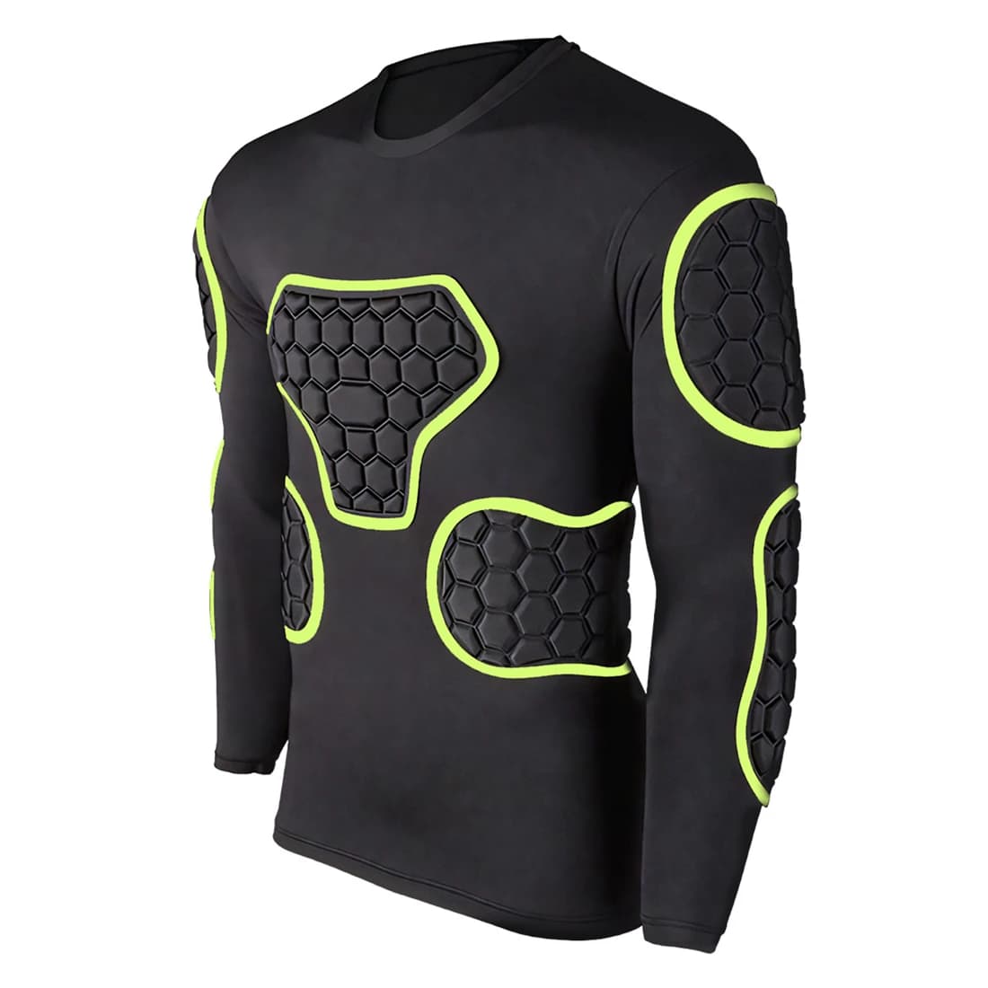 New Sports Safety Protection Thickened Gear Soccer Goalkeeper Jersey T-Shirt Outdoor Elbow Football Jerseys Vest Padded Protecto