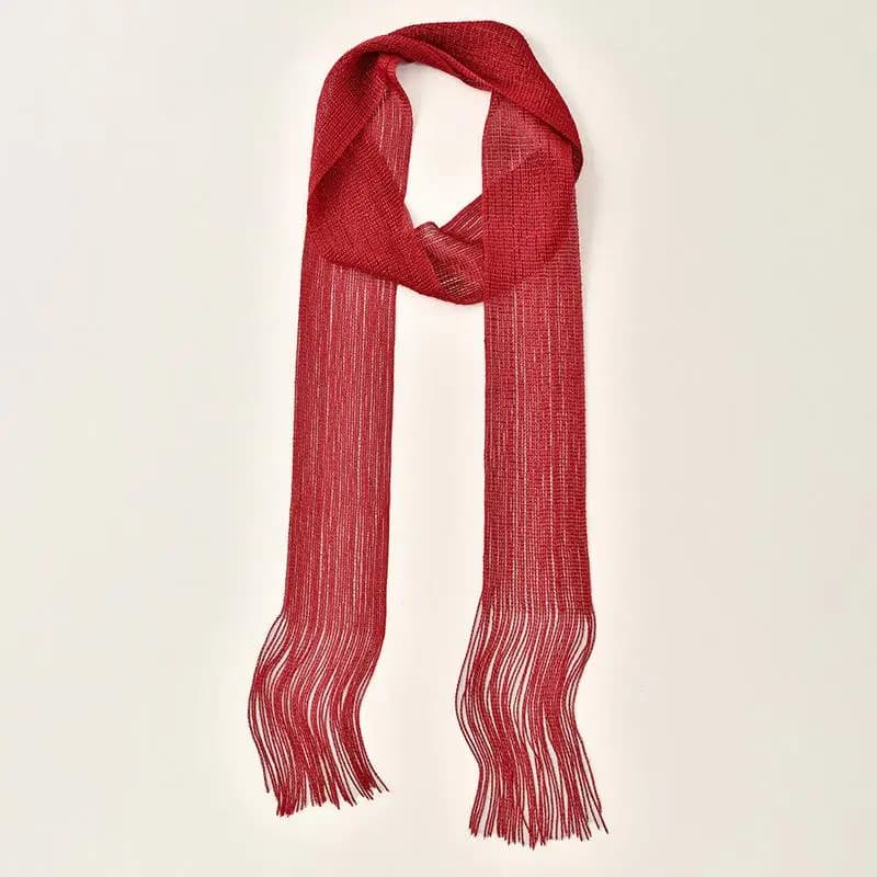 Striped Silk Scarf
