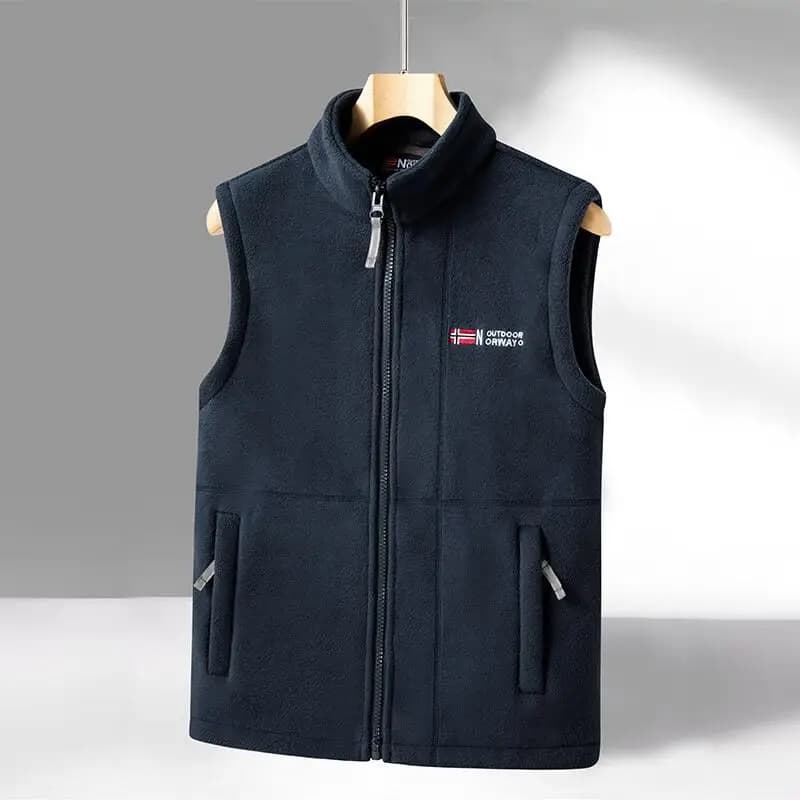 Men's Fleece Vest Sleeveless