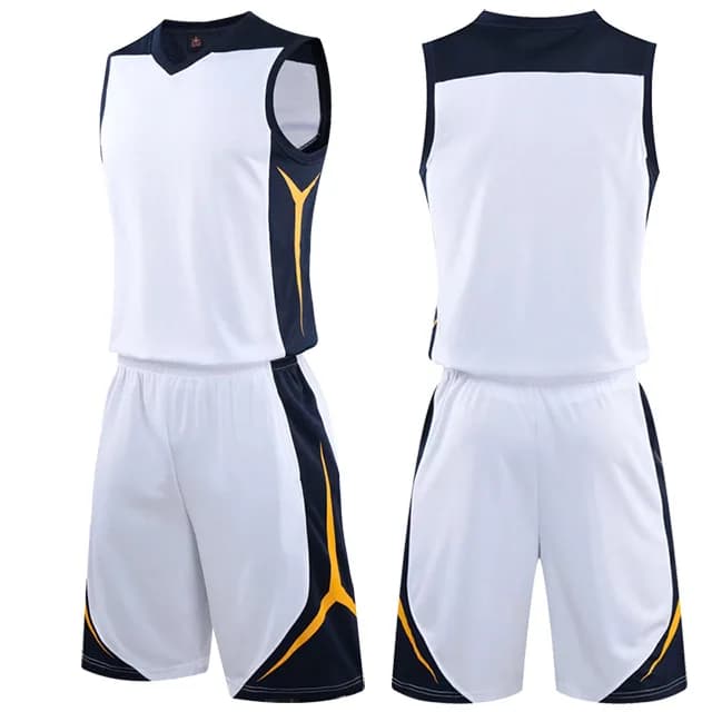 Men's Basketball Jersey Set Blank Customizable