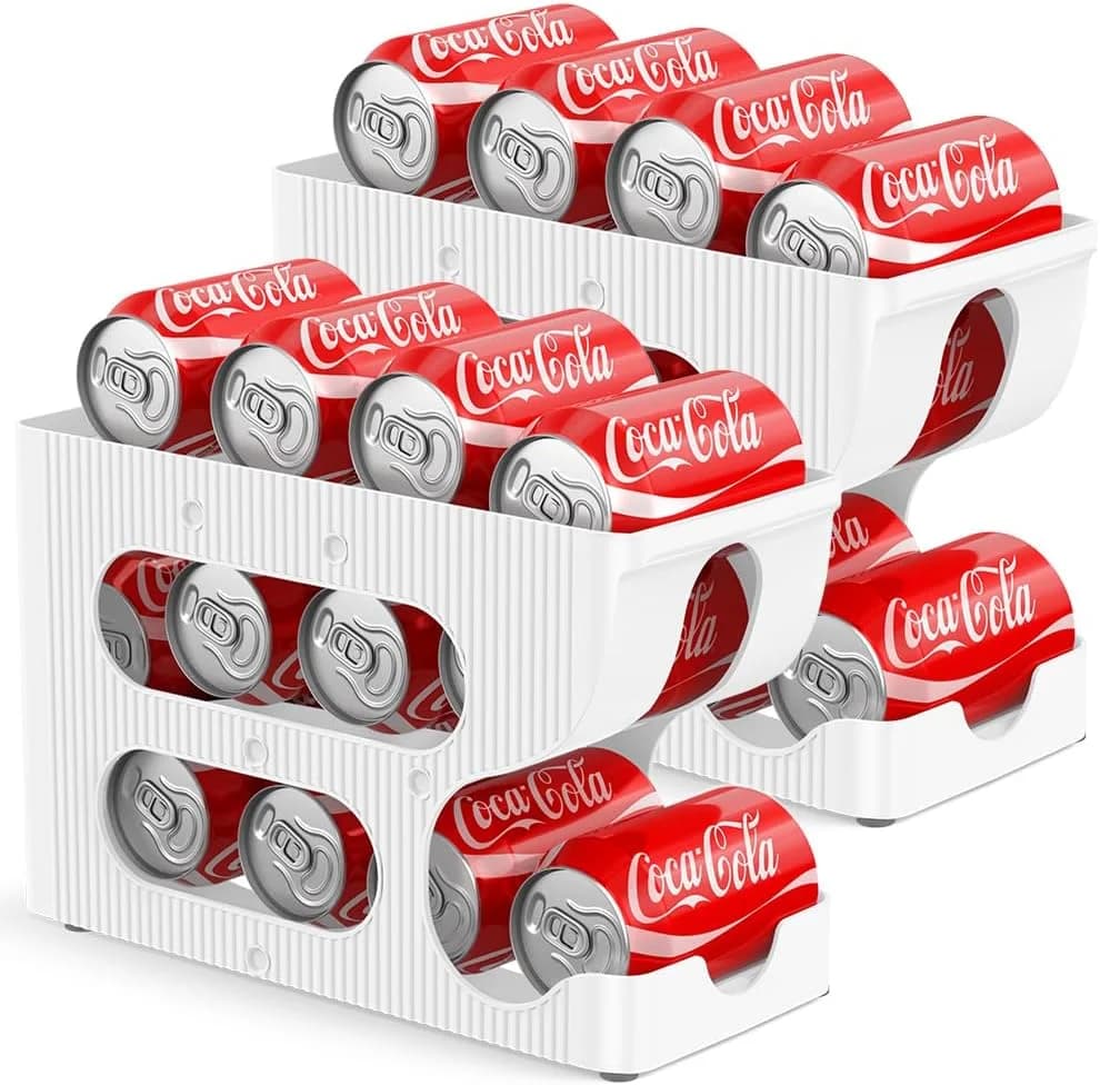 Soda Can Dispenser Fridge Storage