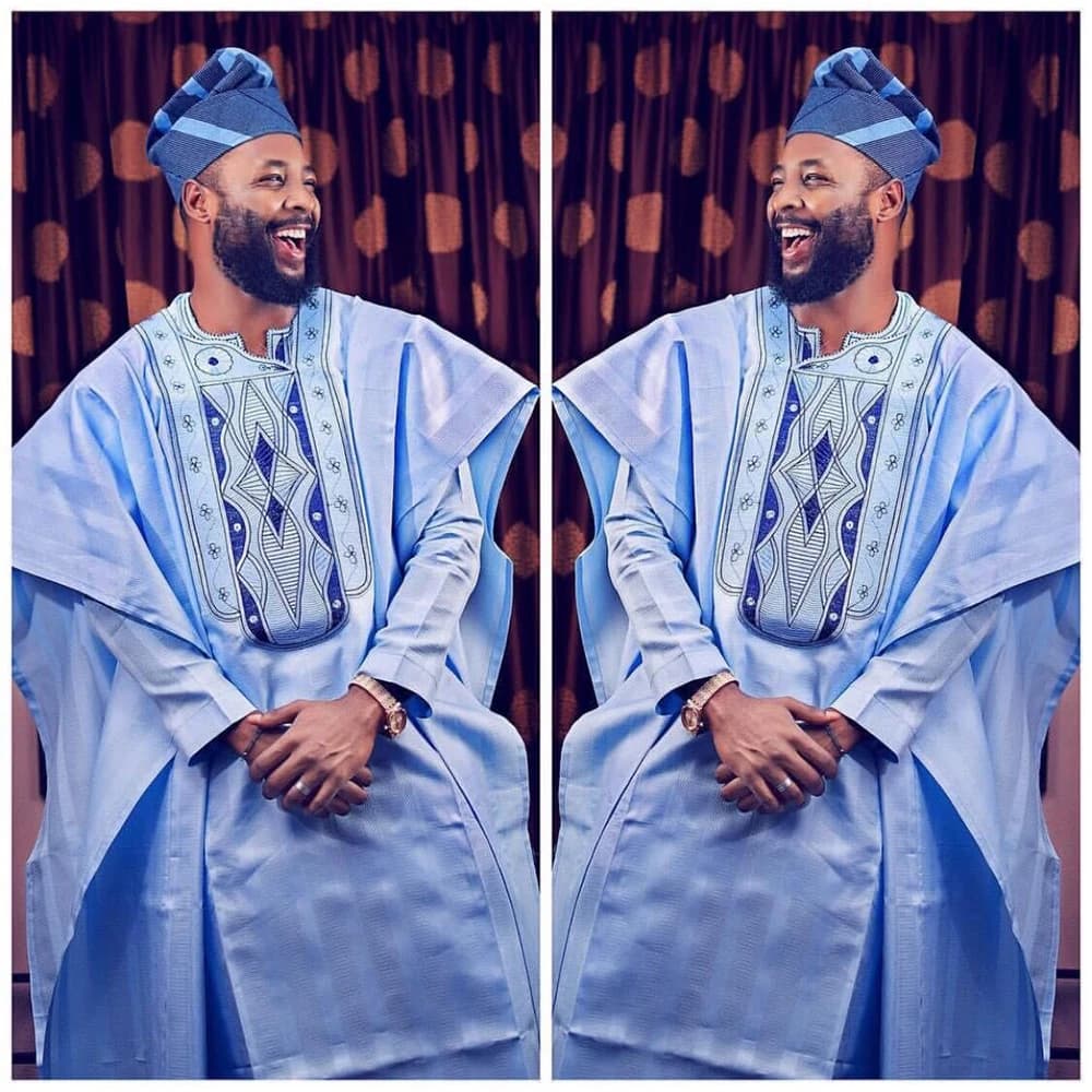 Men's African Agbada Formal Outfit Set