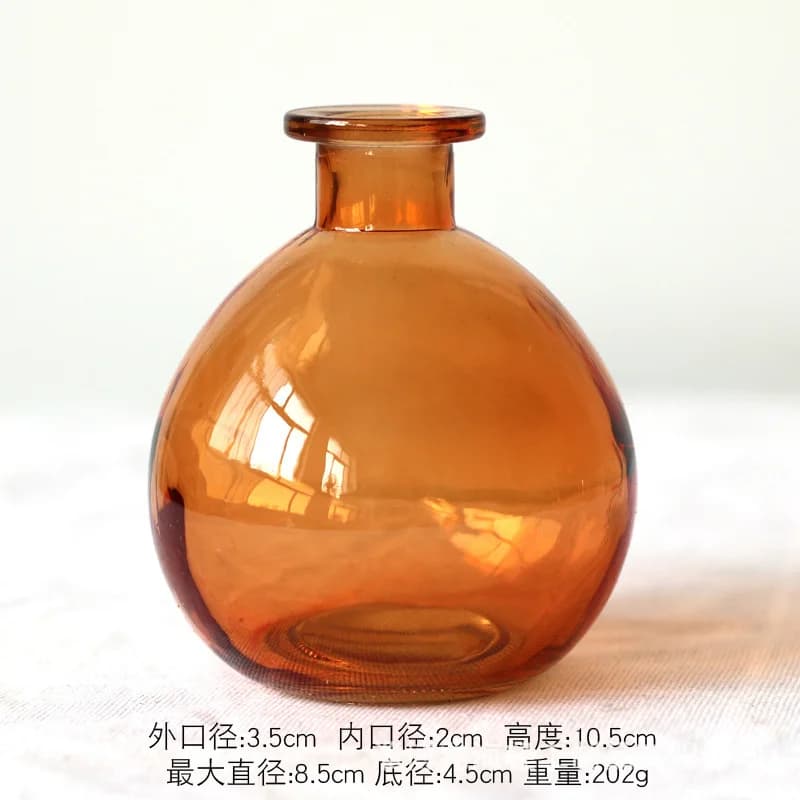 Glass Flower Vase for Table Decor