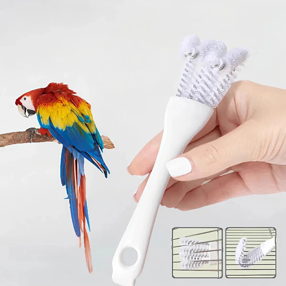 Long Handle Pet Cage Cleaning Brush