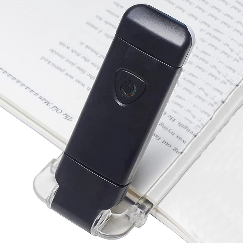 USB Rechargeable Book Reading Light with Adjustable Brightness