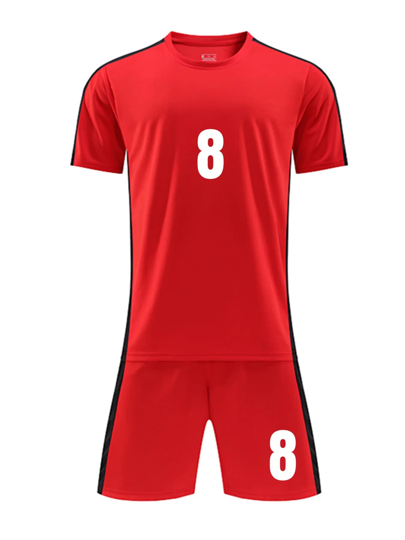 Unisex Blank Soccer Jersey Set