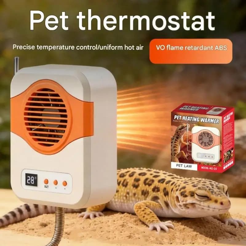 Reptile Enclosure Heater with Warm and Cool Modes