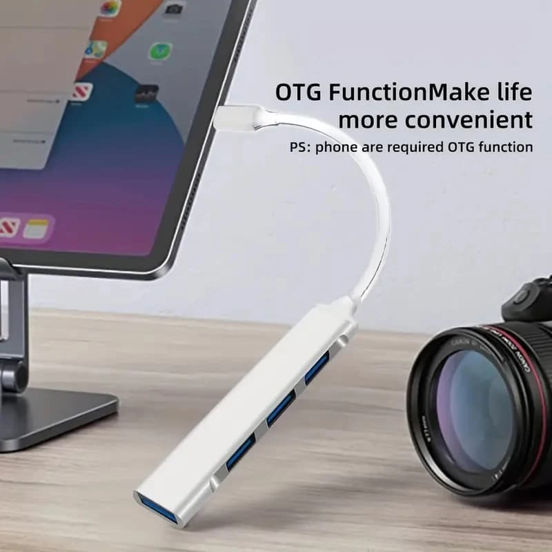 4-Port USB-C Multi-Hub Adapter
