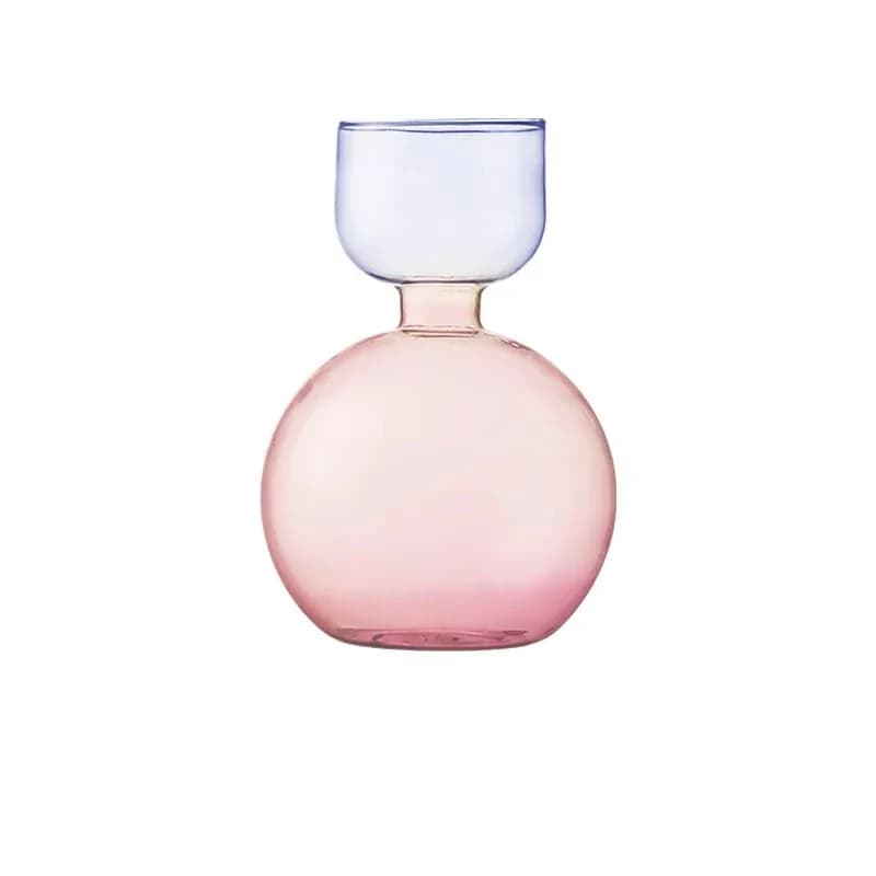 Glass Bud Vase Set of 2