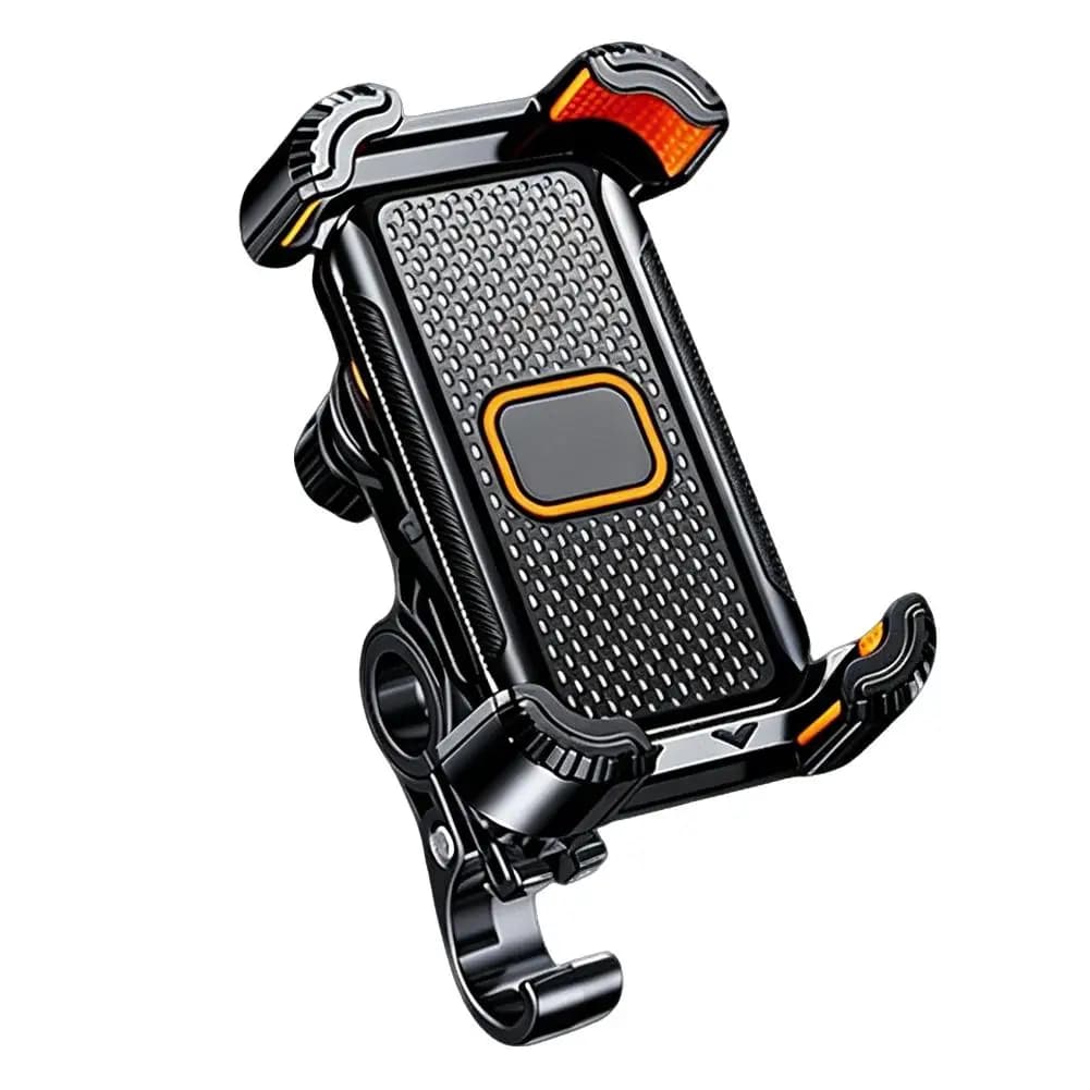 Bike Phone Holder for Handlebar, Motorcycle Phone Mount, Shock Absorbing Anti-Shake Phone Mount for Bike Scooter Motorcycle