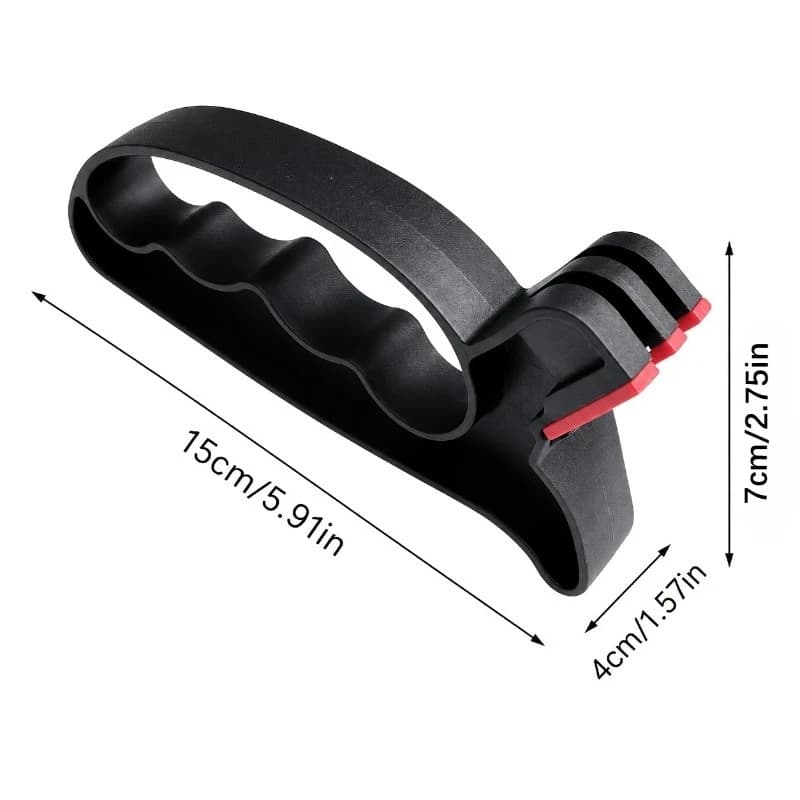 Handheld Scissor Sharpener with Ergonomic Grip