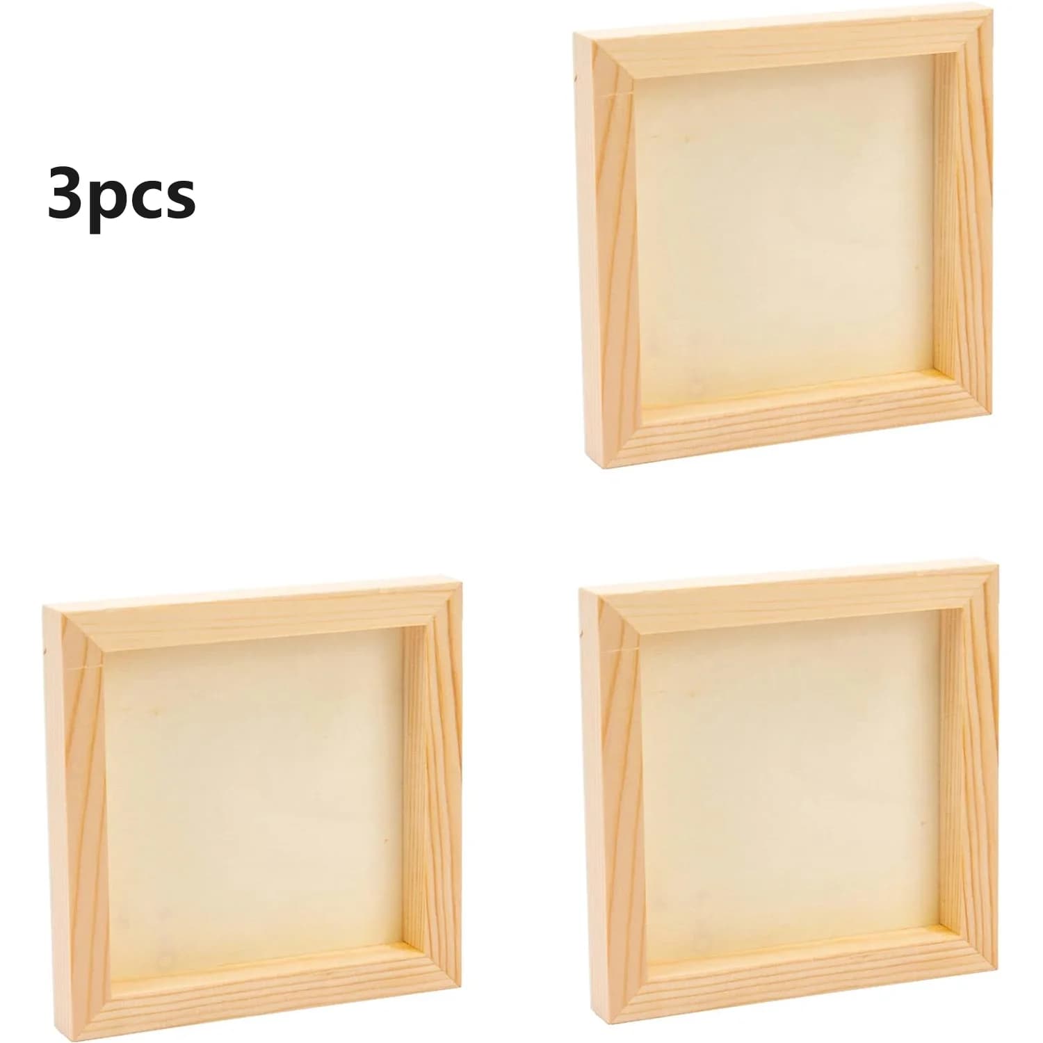 Unfinished Wood Painting Panels 8x8 Inch