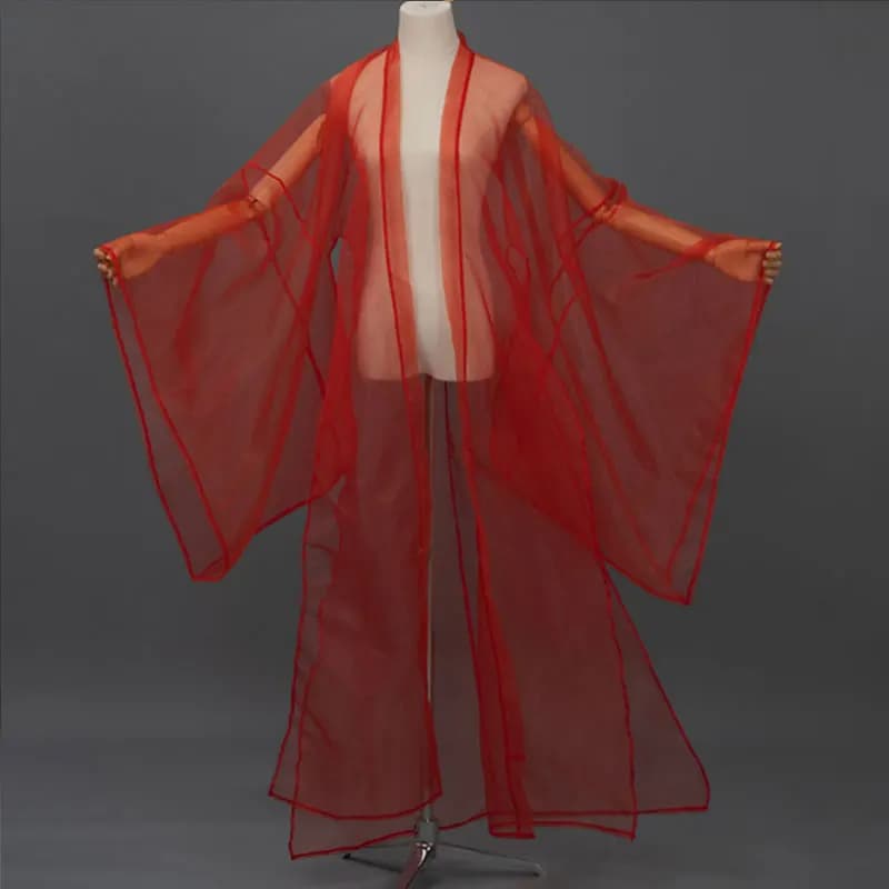 Women's Chiffon Hanfu Cloak Overcoat