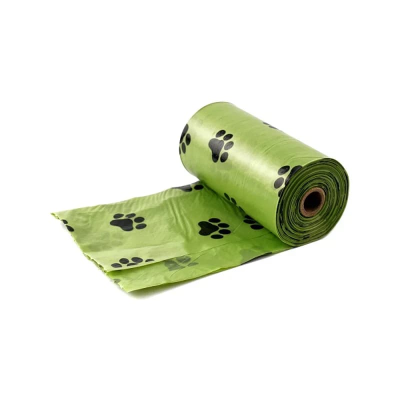 Dog Poop Bags for Dog Large Cat Waste Bags Doggie Outdoor Home Clean Refill Garbage Bag Pet Supplies 15 Bags/ Roll