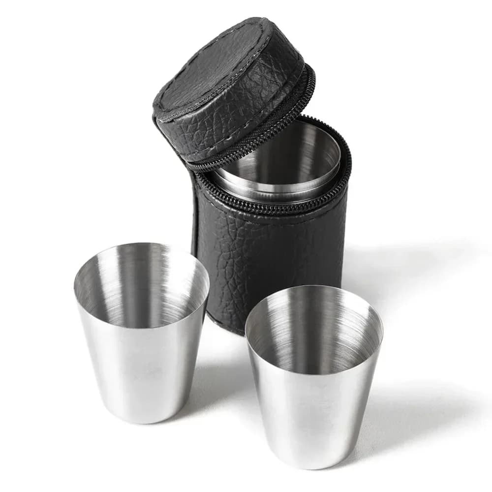 Stainless Steel Travel Cup Set 4-Piece