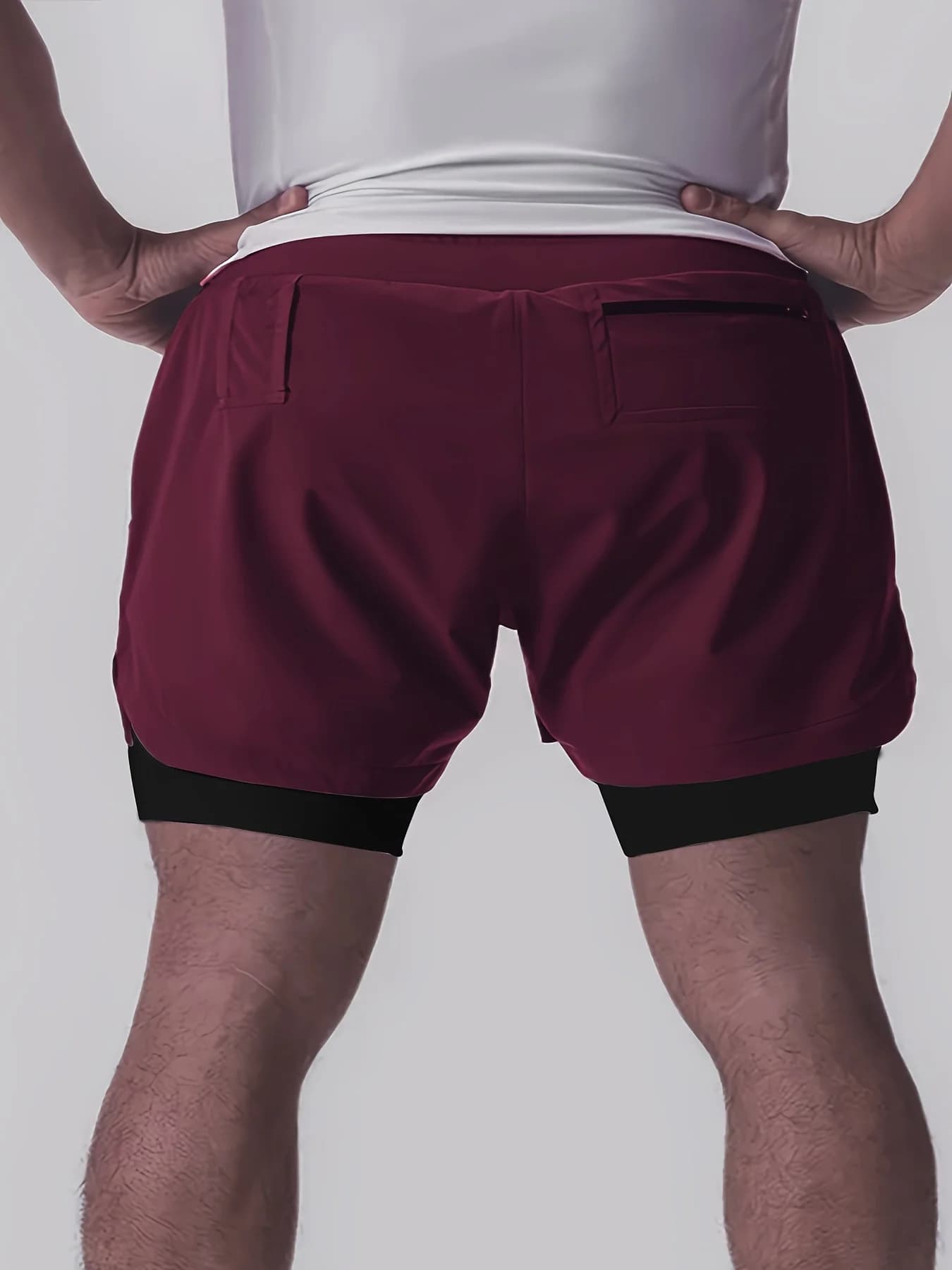 Men's Double Layer Basketball Shorts