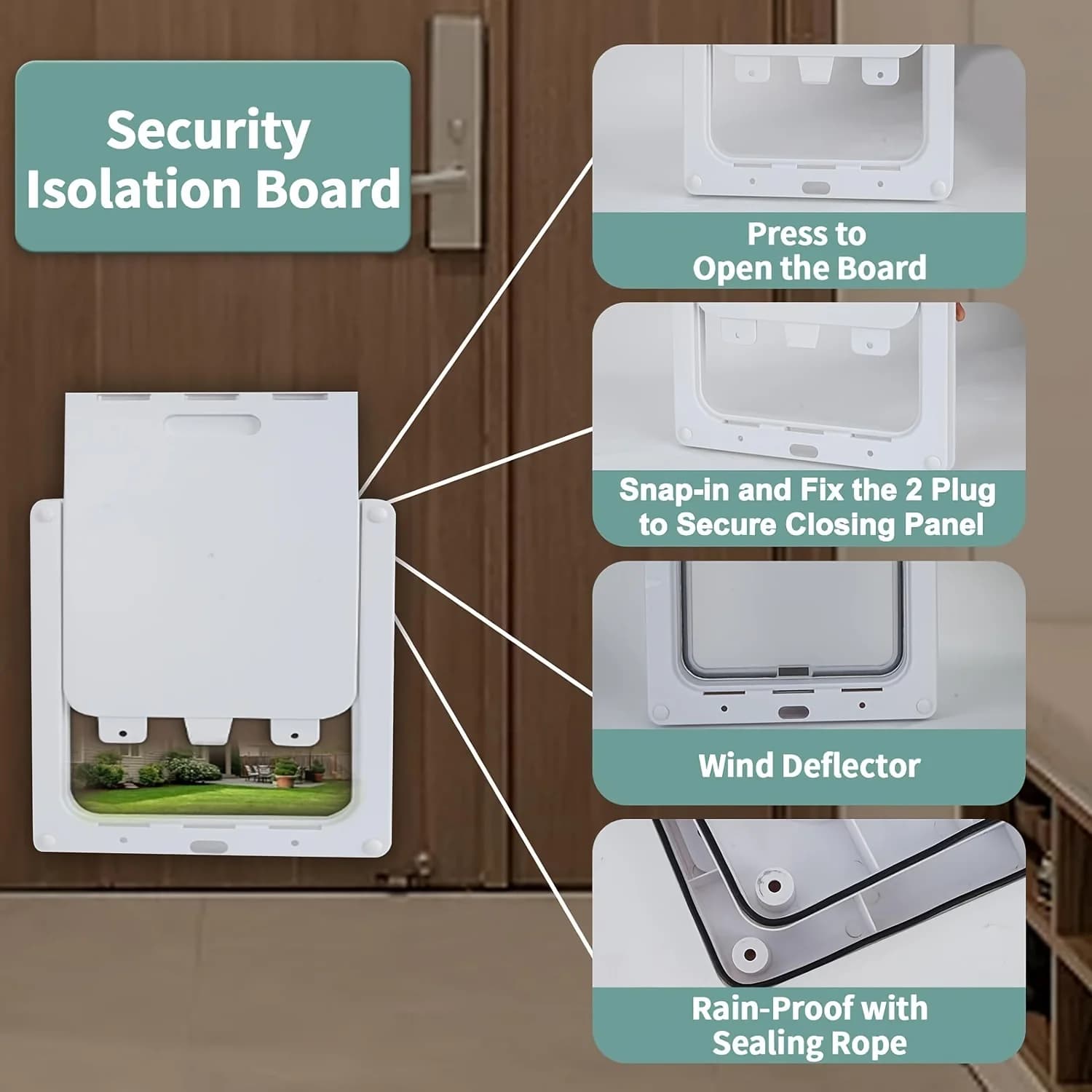 Dual Direction Pet Door Gate Divider