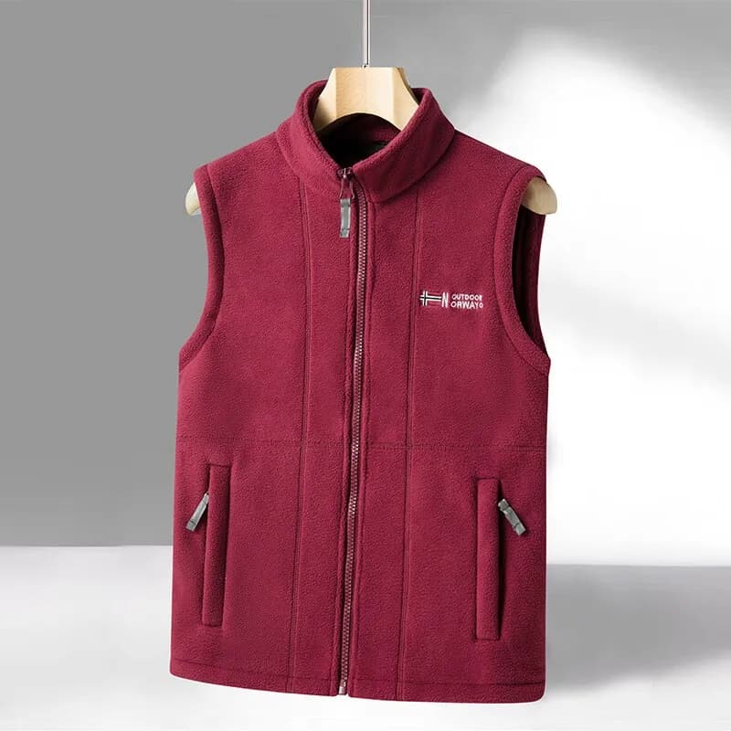 Men's Fleece Vest Sleeveless