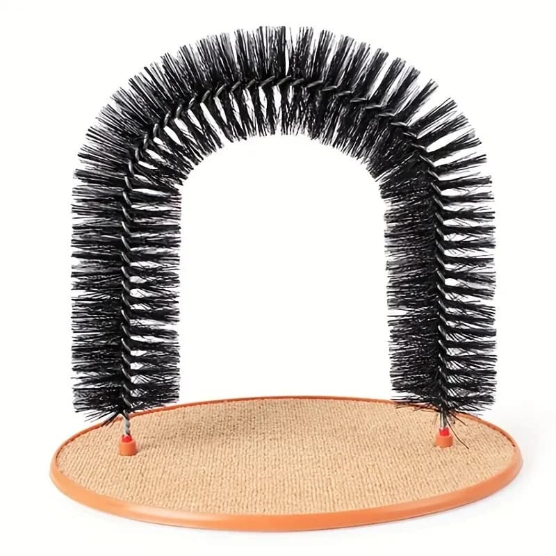 Cat Arch Self Groomer Scratcher Toy Durable Scratching Board Massage Brush Self Entertaining Pet Supplies for Cats