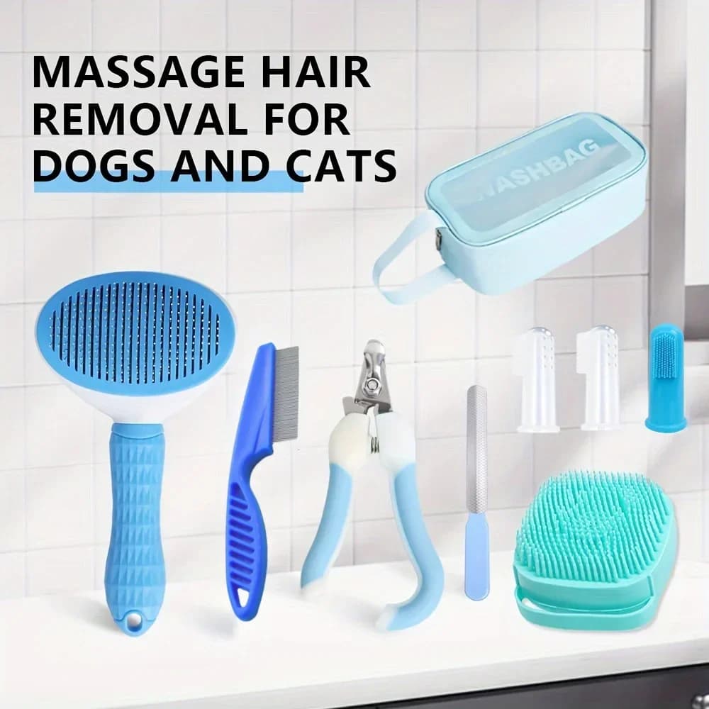 Pet Grooming Kit 9-Piece Set