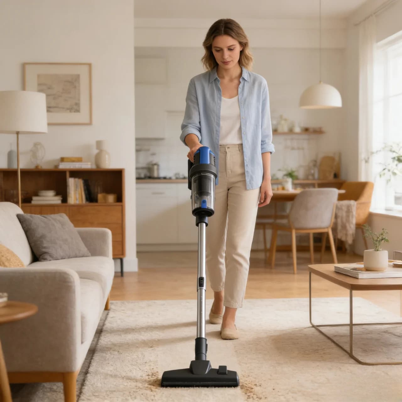 Handheld Stick Vacuum Cleaner 600W