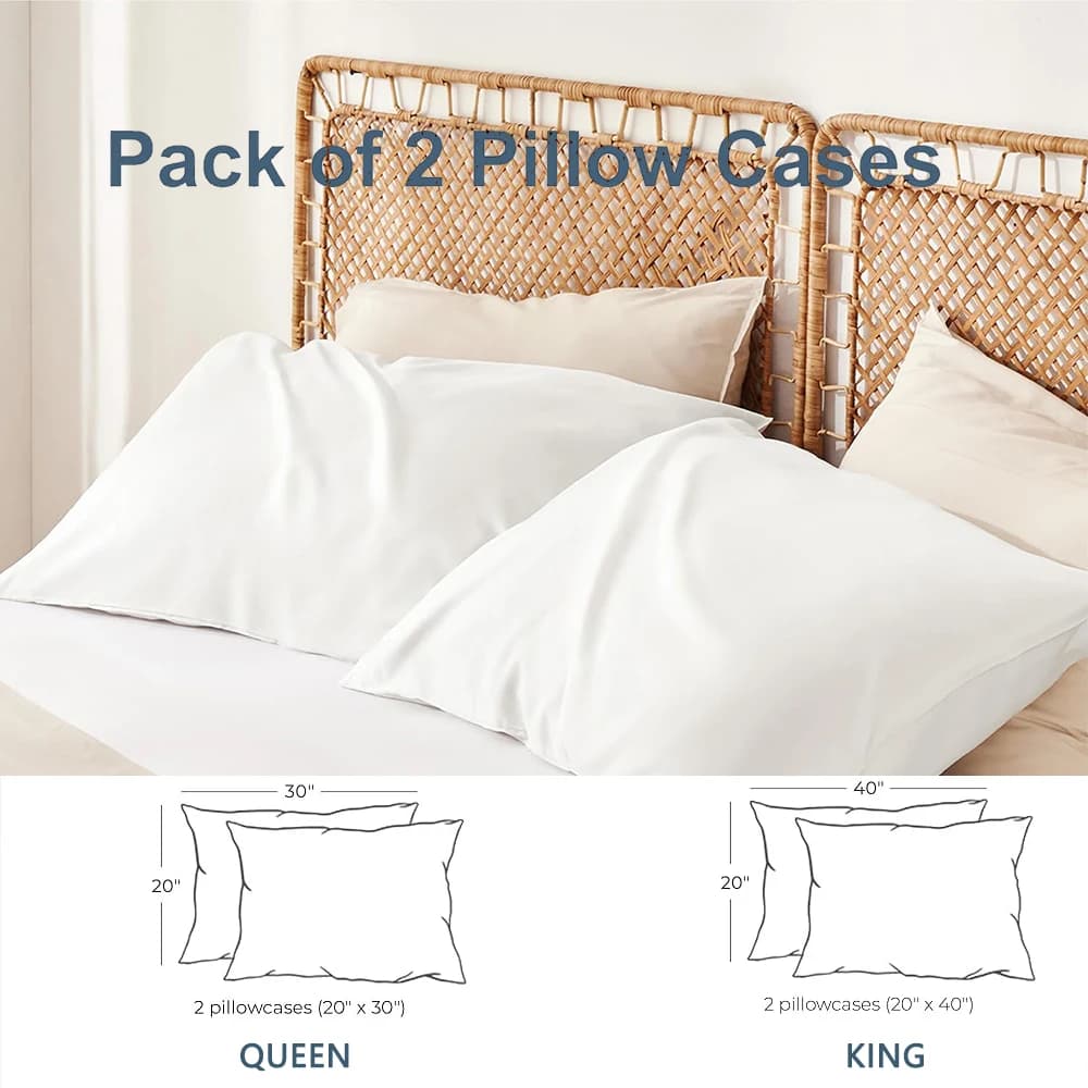 Microfiber Pillowcases Queen King