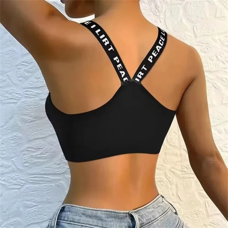 Seamless Crop Top Sports Underwear