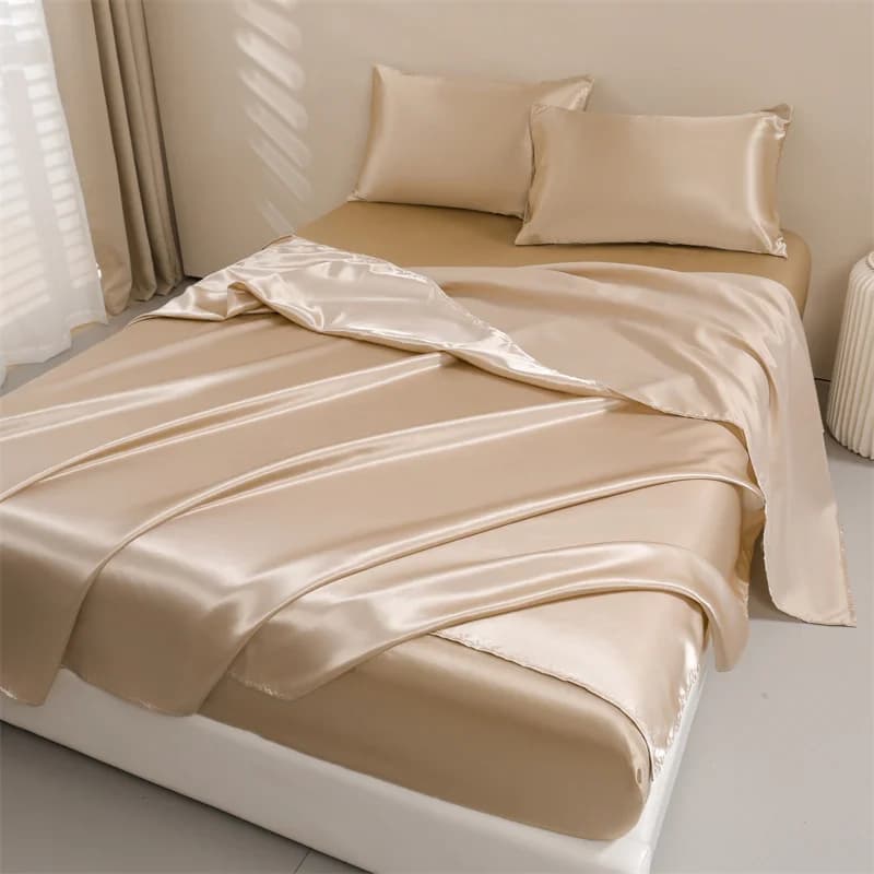 Satin Queen Sheet Set