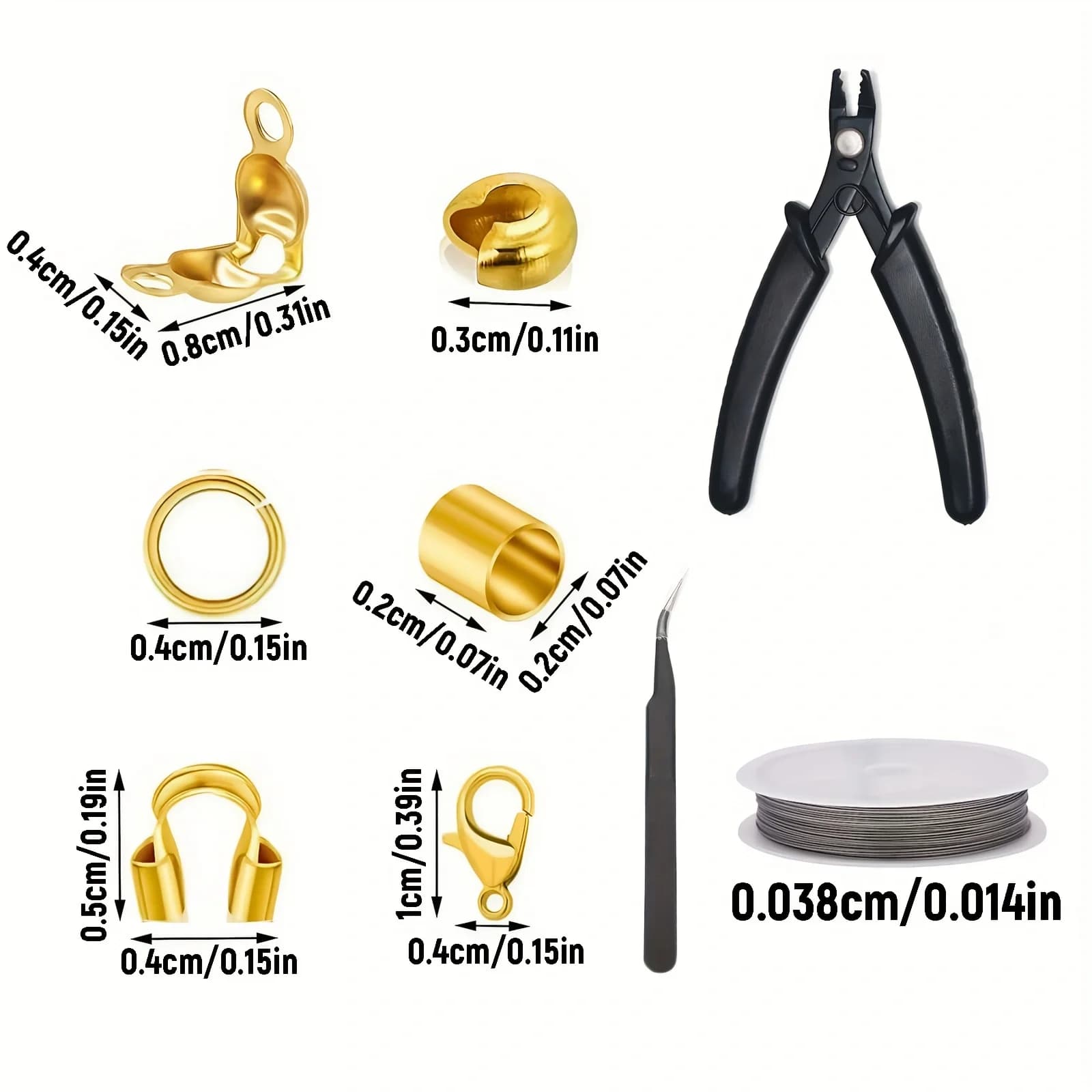 Jewelry Making DIY Bead Wire Accessory Kit