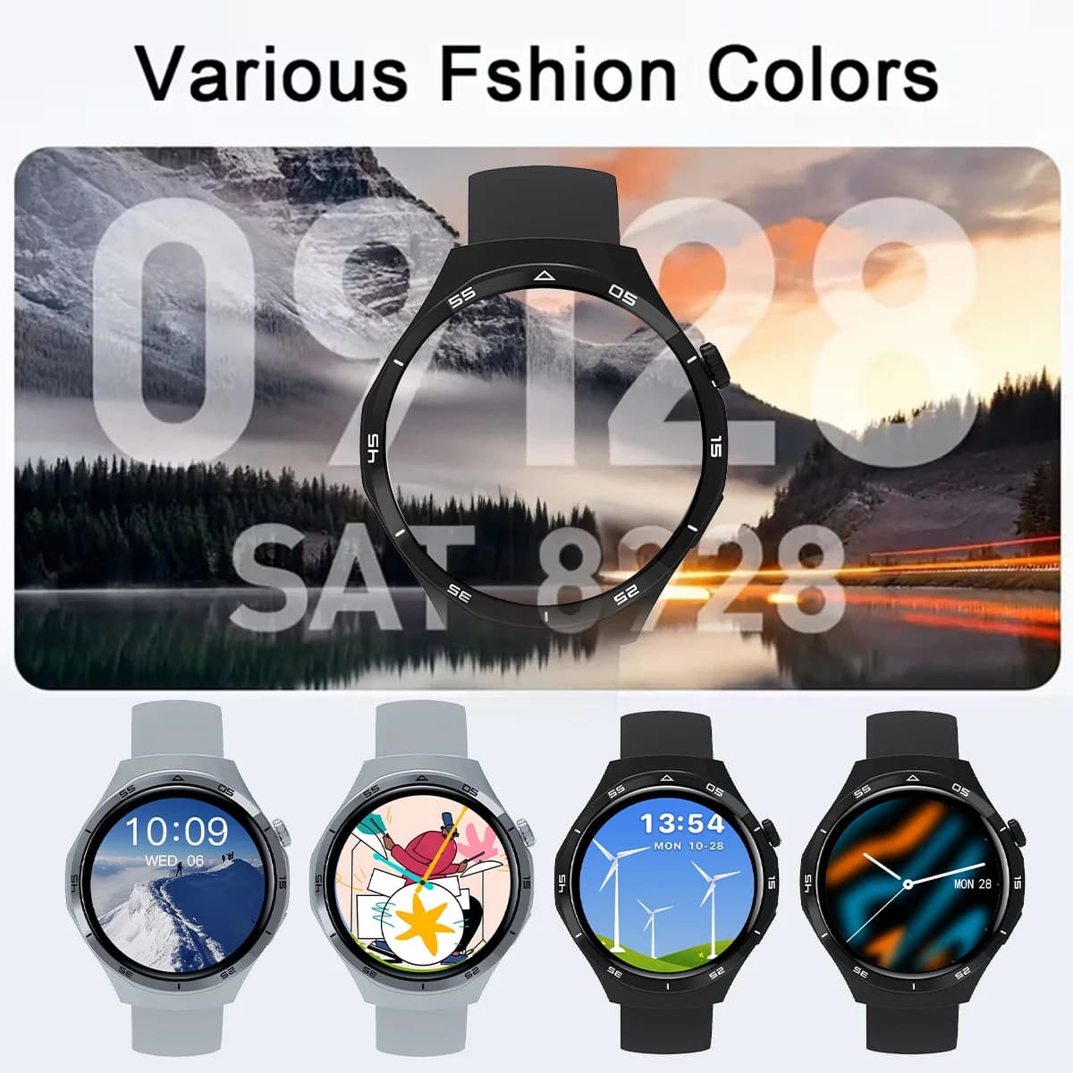 2026 New Smartwatch for Men Women Fitness Tracker Sleep Monitor Outdoor Sport Touch Screen Health Tracker for iOS Android Phones