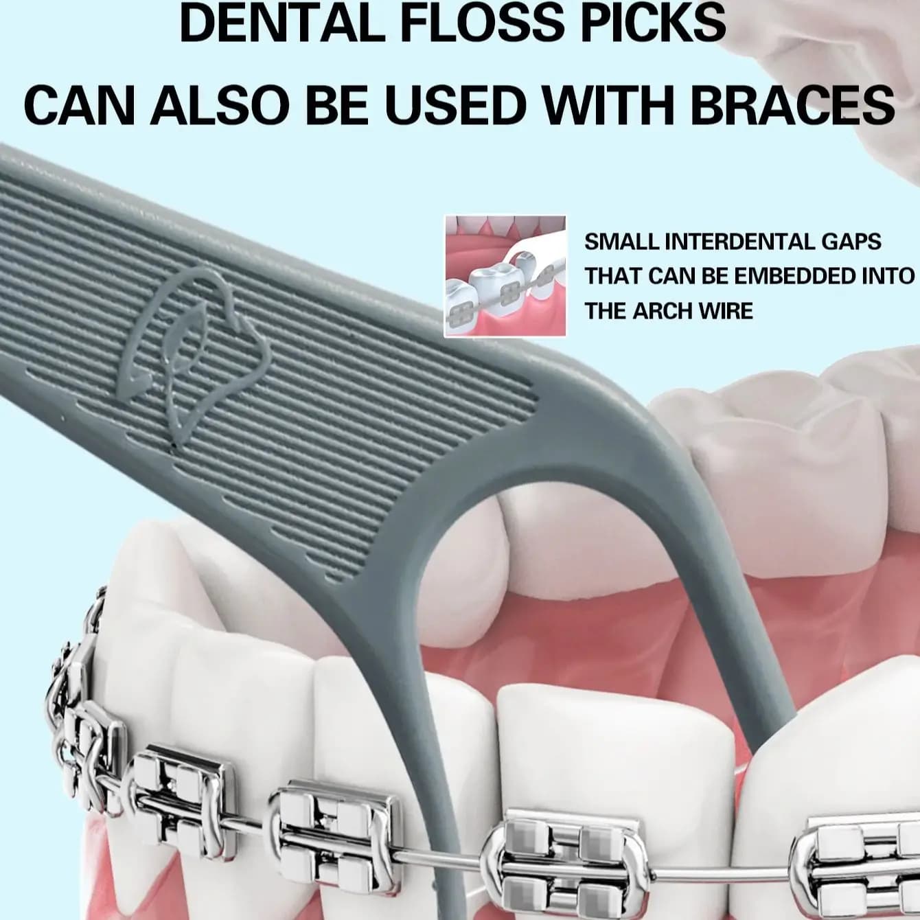 Orthodontic Floss Picks for Braces