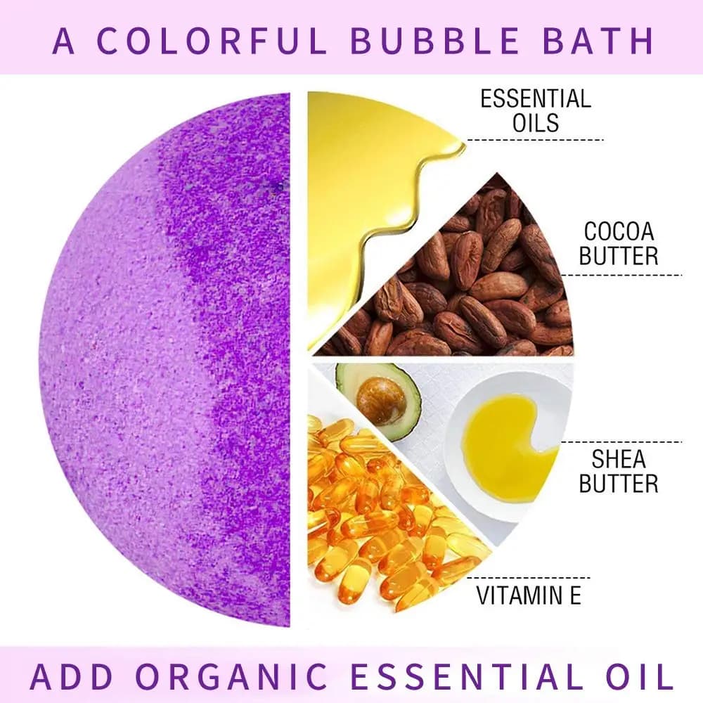 Natural Handmade Bath Gift Set for Kids and Women